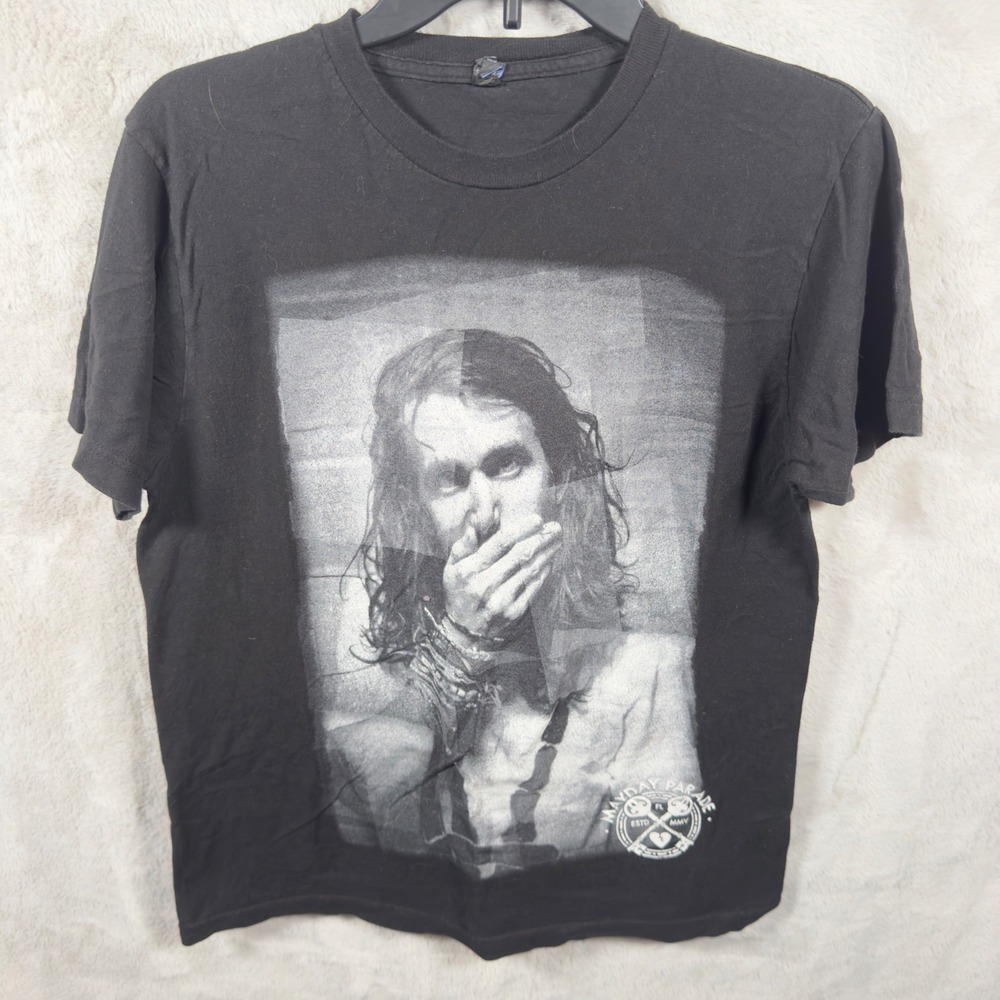 Mayday Parade Band T‎ Shirt Black Graphic Print Mens Size Medium